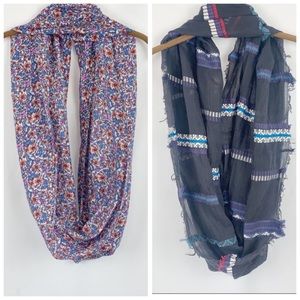 Bundle of (2) American Eagle Lightweight Circle Scarves